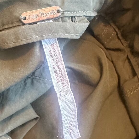 Free People Windswept Windbreaker Lightweight Jacket Long Length Size Small - Picture 13 of 14